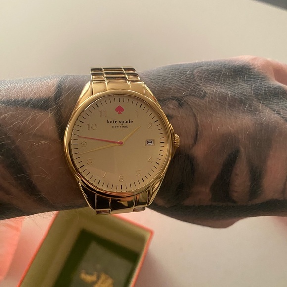 Kate Spade Gold Watch Luxurious Gold-Tone Design - Picture 6 of 7